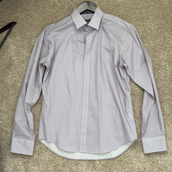 Bugatchi shaped fit dress shirt - Picture 1 of 7